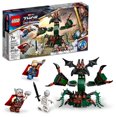 thumbnail image 1 of LEGO Super Heroes Attack on New Asgard 76207 Toy Building Kit (159 Pieces), 1 of 6