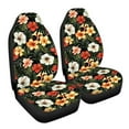 thumbnail image 7 of ZIATUBLE Tropical Flower Front Seat Cover Set Palm Leaf High Bucket Seat Protector Set of 2 Piece Fits for Car SUV Sedan Truck Washable Covers Front Seats Only Auto Interior Accessories, 7 of 7