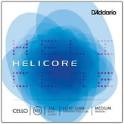 D'Addario Helicore Cello String Set, 3/4 Scale, Medium Tension