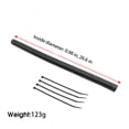 thumbnail image 4 of Mantenga el buceo Zapatos de acero inoxidable Spring Strap Gear Clip Piezas de chorro con hebilla rápida Hebilla Suministros Suministros Straps Diver Gadgets Black S kenally OD002514-05B, 4 of 7
