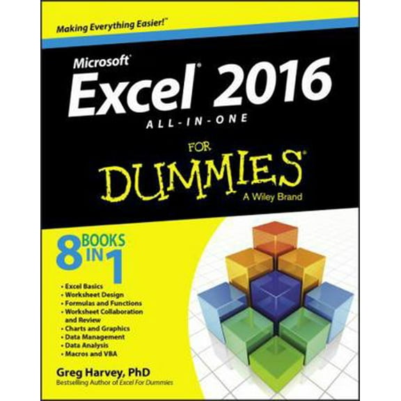 Pre-Owned Excel 2016 All-In-One for Dummies (Paperback) 111907715X 9781119077152