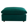 thumbnail image 2 of Modway Commix Down Filled Overstuffed Performance Velvet Ottoman in Green, 2 of 7