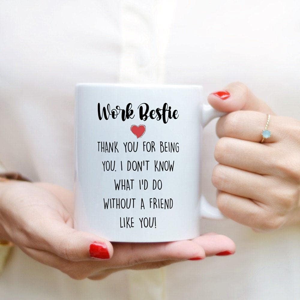 Coworkers Coffee Mug, White Ceramic Mug, Funny Gifts For Coworkers, Friends,  Females, Work Bestie Gifts For Women, Thoughtful Best Friends, Office  Appreciation, Thank You Gift For Coworkers - Temu