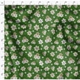thumbnail image 4 of Soimoi Green Heavy Canvas Fabric Leaves & Flower Print Sewing Fabric Yard 58 Inch Wide, 4 of 6
