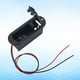thumbnail image 5 of Case de soporte de batería profesional de 9V para recogida de bajo de guitarra activa con cable de batería (negro), 5 of 5