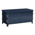 thumbnail image 1 of Bowery Hill Modern Wood Rope Cedar Lined Storage Chest in Blue, 1 of 22