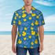 thumbnail image 2 of Balery Rubber Duck Camisas hawaianas de manga corta para hombre, camisas playeras de corte holgado, camisas de vacaciones con botones,XX-Large, 2 of 7