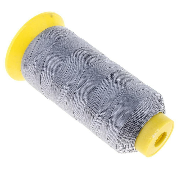 Threadart Heavy Duty Bonded Nylon Thread - 1650 yards (1500m) - Coated No  Unravel - #69 T70 Size 210D/3 - For Upholstery, Leather, Vinyl, Weaving  Hair, Denim, & More - 26 Colors Available - Grey 
