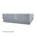 thumbnail image 2 of Safco Flat Steel File Closed Base Storage Cabinet, Gray, 2 of 2