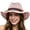Z7-Light Pink, variant on Sun Hats for Women Wide Brim Beach Hat Straw Boho Rainbow Beaded Summer Packable Foldable Bucket Hat Western Cowboy for Travel