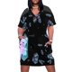 thumbnail image 2 of Amulet. Yoshi trapped in quartz. With lots of crystals. Loose Pocket Dress dress for women chic and elegant evening dress, 2 of 7