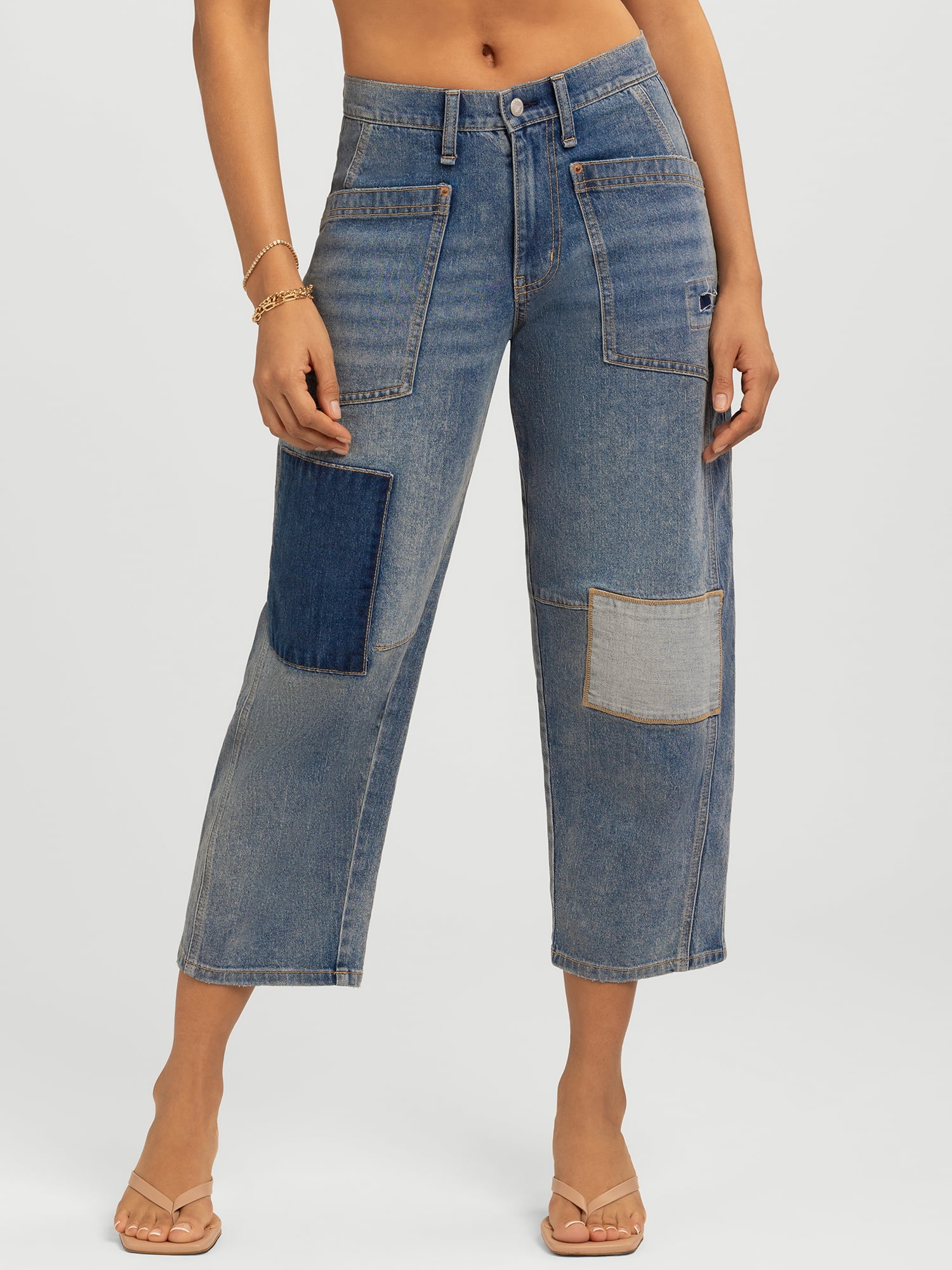 Jessica Simpson Women's and Women's Plus Zinnia Boyfriend Jeans