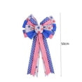 thumbnail image 4 of Patriotic Bow For Independence Day Celebrations And National Holiday Party With Ribbon Streamers, 4 of 6