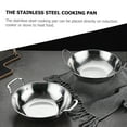 Axio Stainless Steel Pan with Handles Kitchen Cooking Pan Kitchenware