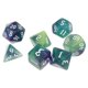thumbnail image 3 of 7 dados poliédricos para juegos de rol, acrílicos, multicolores, para jugadores de rol de mesa con estética consciente., 3 of 4