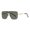 Gold Frame All Green, variant on Unisex Minimalist One Piece Driving Sunglasses With UV Protection Gold Or Silver Frames And Lens Colors