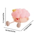 thumbnail image 2 of Deeceymbur Lampe de Table Veilleuse Portable Rechargeable à Commande Tactile et à Intensité Réglable pour Chambre, Table de Chevet, Bureau, Chambre de Bébé, Salon, 3 Niveaux de Luminosité, Lueur Douce, Déco Mignonne, Idée Cadeau, 2 of 7