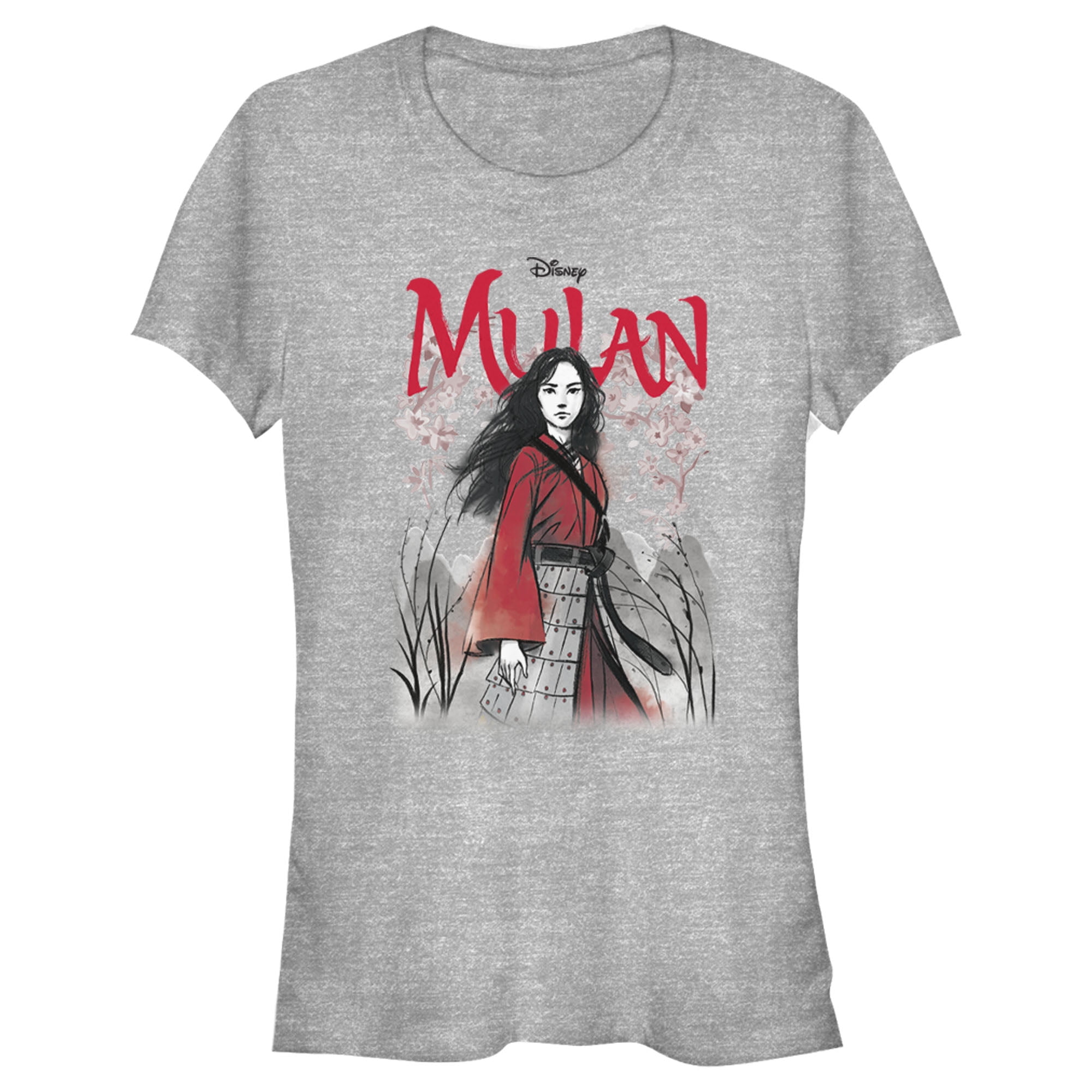 Mulan - Disney Mulan Juniors' Blossom Pose T-Shirt - Walmart.com - Walmart.com