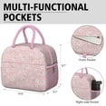 thumbnail image 6 of Womens Pioneer Flower Floral Print Pattern Lunch Box for Work,Insulated Lunch Bag for Women,Loncheras Para Mujer,Leakproof Adult Lunch Bag for Work,Beach,Travel,Picnic,Camping, 6 of 7
