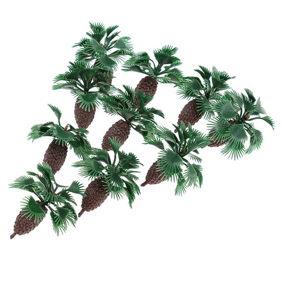 10x palm tree model train railway landscape miniature scene support 5cm