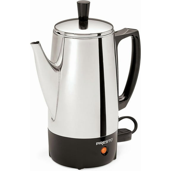 Presto 6-Cup Stainless-Steel Coffee Percolator