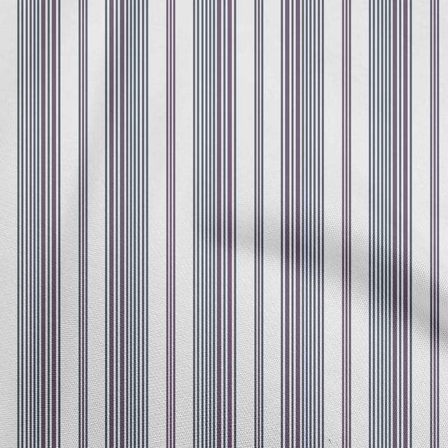oneOone Cotton Cambric Dusty Blue Fabric Stripes Sewing Craft Projects Fabric Prints By Yard 42 Inch Wide-1Q