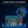 thumbnail image 3 of Altitud Head-up Display Fuente grande GPS Detector de velocidad Medidor de kilometraje de velocidad digital, 3 of 9