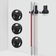 thumbnail image 2 of Double Barbell Storage, Vertical Hanging Barbell Rack, Wall Mounted Barbell Holder for Home Commercial Garage Gyms, 2 of 7