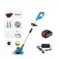 thumbnail image 1 of 8 Inch Cordless Electric Lawn Mower Brushless Motor Grass Trimmer Adjustable Length Angle Telescopic Pruning Garden Tools Wheel ,Easy to Use, 1 of 7