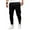 DF06_Black, variant on Resicozy Men Cargo Joggers Pants Drawstring Sports Athletic Workout Fitness Track Cargo Tapered Jogging Trousers with Pockets Light Gray M