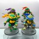 thumbnail image 2 of Figuras de acción de Tortugas Ninja Mutantes adolescentes, Leo, Raph, Mikey, Don, colección de férula de Anime, figuras de Leonardo móviles TMNT, juguetes modelo Fivean unisex, 2 of 2