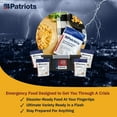 thumbnail image 3 of 4Patriots 1-Week Emergency Food Supply Survival Kit - Freeze-Dried, Designed to Last 25 Years - 42 Servings of Delicious Breakfast, Lunch, & Dinner, 3 of 10