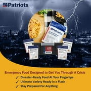 4Patriots 2-Week Emergency Food Supply Survival Kit - Perfect for Camping, Freeze Dried Preparedness Food, Designed to Last 25 Years - 84 Servings of Delicious Breakfast, Lunch, Dinner