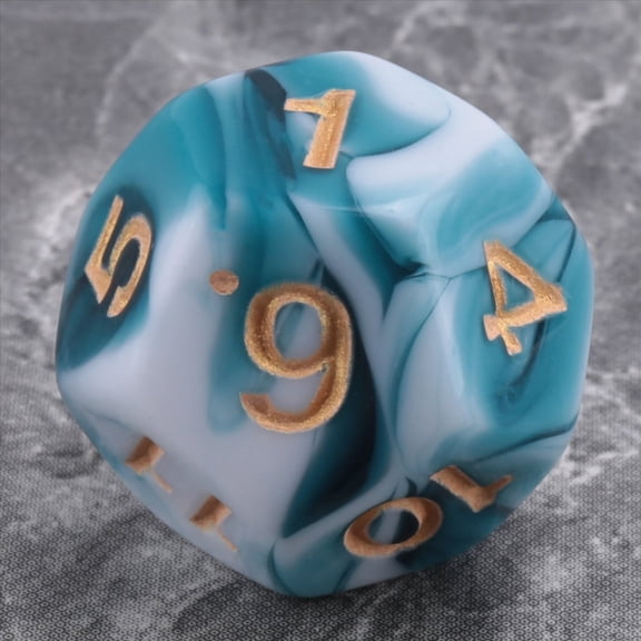 Qilidiba 7 Pieces Dice Set Polyhedral Dice Set Role Playing Dices Set for DND Pathfinder Role Playing RPG