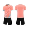 thumbnail image 2 of Toddler Boy Summer Outfit for 11-12 Years Toddler Boy Girls Summer Outfit Short Sleeve T Shirt Elastic Shorts Outfits Infant Beach Casual 2Pcs,A38-D, 2 of 3