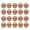 18mm, variant on ZPAQI 20Pcs Smiling Face Loose Beads Round Shaped with Hole 14mm/18mm/22mm for DIY