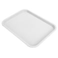 Fast Food Tray PP Rectangular Thick Slip Resistant Multi Purpose Food