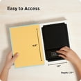 thumbnail image 3 of U Brands Book Diversion Safe, 10.8 x 7.8 x 1.77 in., Hidden Combination Lock Cash Money Box, 3 of 7