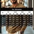 thumbnail image 3 of Men's Crew Neck Chest Pocket Long Sleeve Shirts Loose Fit Soft Breathable Solid Color Daily Casual Layering Top For Male, 3 of 8