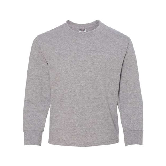Camiseta de manga larga para niños Jerzees Heavyweight Blend (29BL)-ATHLETIC HEATHER-L JERZEES 29BLR