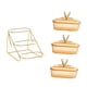 thumbnail image 2 of Soporte para frutas en varios niveles, organizador de refrigerios con soporte, plato versátil y moderno para frutas secas estilo A 3 cuadrículas, 2 of 7