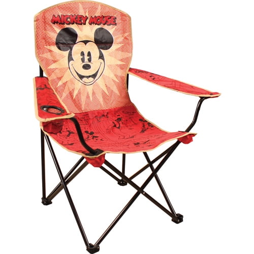 Disney Mickey Mouse Adult Folding Chair with Arm Rest