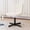 Beige, variant on Carolayne 13.8-18.9‘’ Adjustable Vanity Chair, 360° Swivel Upholstered Ottoman Stool for Makeup Room Living Room, Black