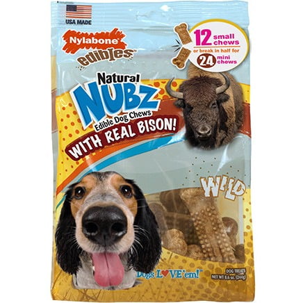 Bison Ribs - Nylabone Natural Nubz Wild Bison