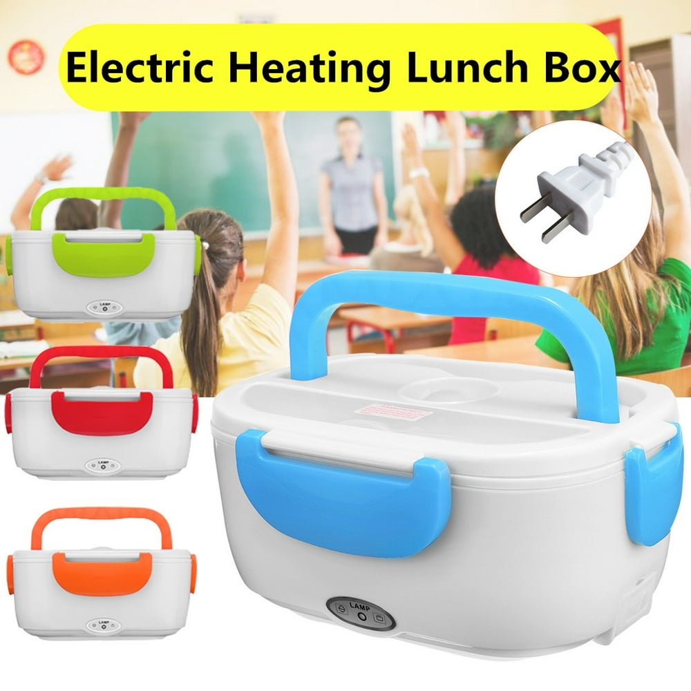 Portable Electric Heating Lunch Box Food Warmer Storage Box Kit with