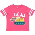 thumbnail image 3 of Inktastic Lil Sis in with Bulldozer Girls Toddler T-Shirt, 3 of 5