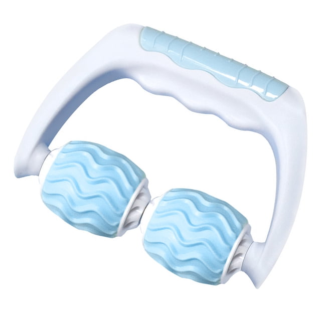 FUEENIRVA Rouleau de Massage à Main Bleu pour Articulations avec Design Ergonomique Lot de 1