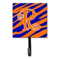 thumbnail image 6 of Letter N Initial Tiger Stripe Blue and Orange Leash or Key Holder, 6 of 7