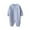 Blue, variant on QNANSPI Newborn Long Sleeve Bodysuit,Winter Warm Bodysuit,Seamless Thermal Bodysuit Striped Long Sleeve Romper Tagless Comfortable Winter Sleepwear for Infant Kids