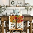 thumbnail image 5 of Sm:)e Fall Maple Tree Table Runner 13x72 Inch, Autumn Seasonal Decor for Kitchen Dining Table Home Party, 5 of 7